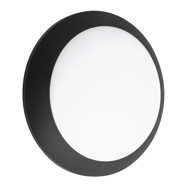 FUMAGALLI ‘UMBERTA’ 2xE27 (MAX.2x12W) CEILING OR WALL LIGHT BLACK+OPAL DIFFUSER IP66 Ø350xH94MM